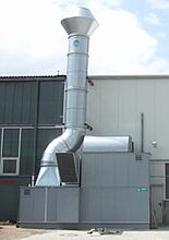 Supply air exhaust system with fresh air intake
